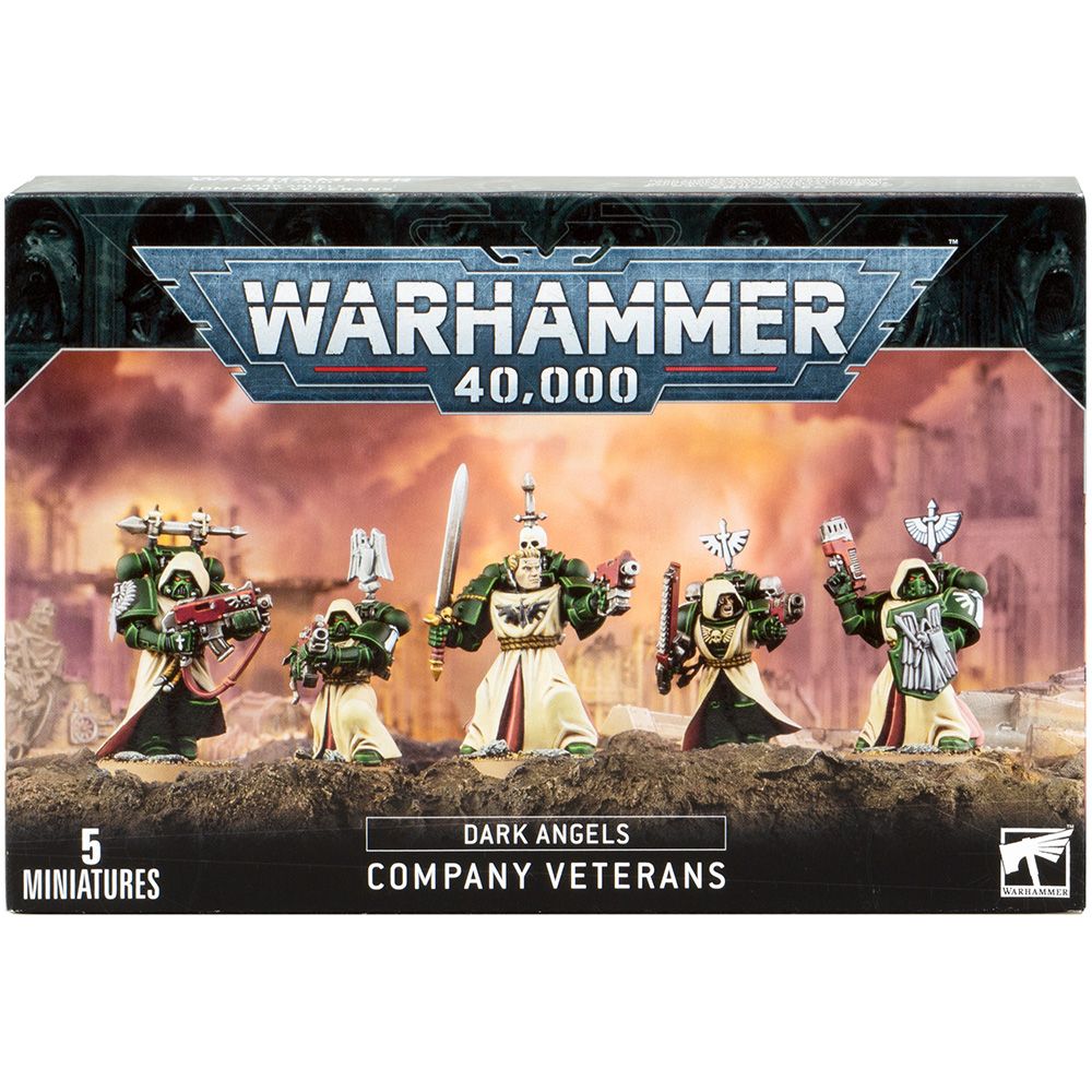 Набор миниатюр Warhammer Games Workshop Dark Angels: Company Veterans 44-09 - фото 1