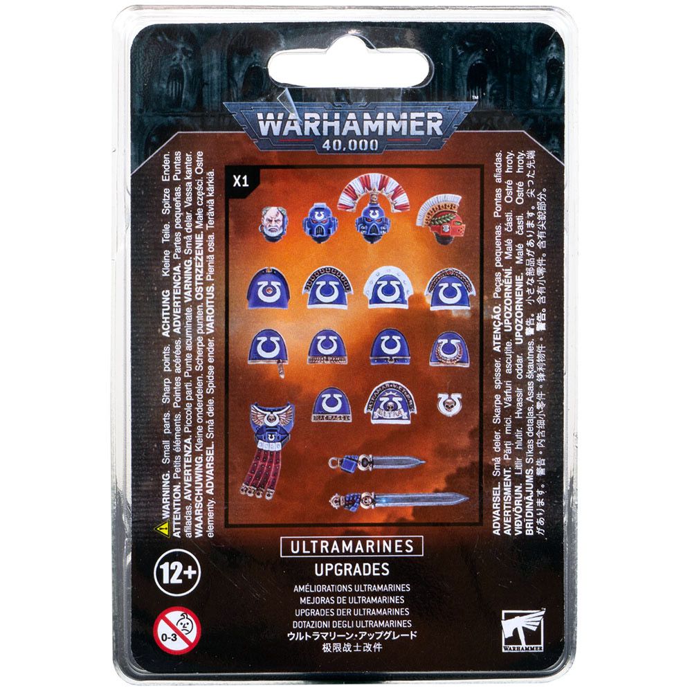 Набор миниатюр Warhammer Games Workshop Space Marine Ultramarines Upgrades 55-18 - фото 1