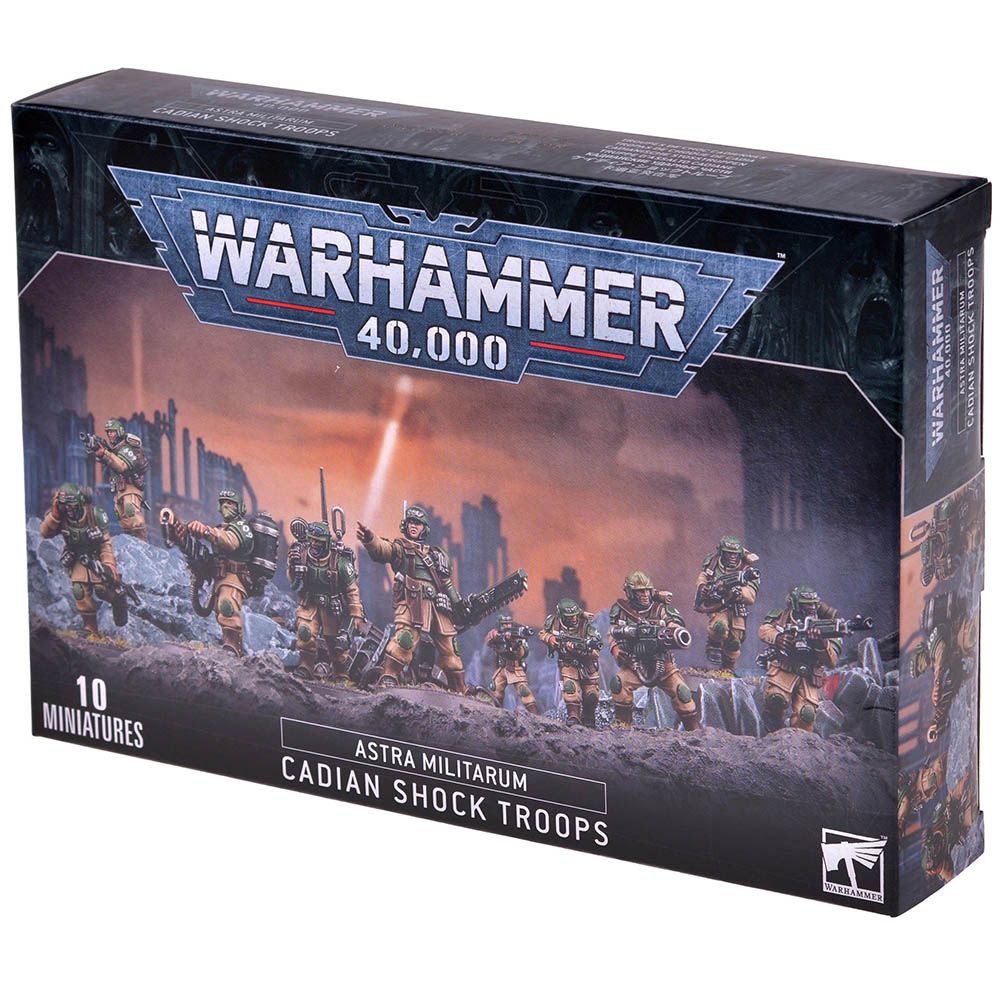 Набор миниатюр Warhammer Games Workshop Astra Militarum: Cadian Shock Troops 47-33