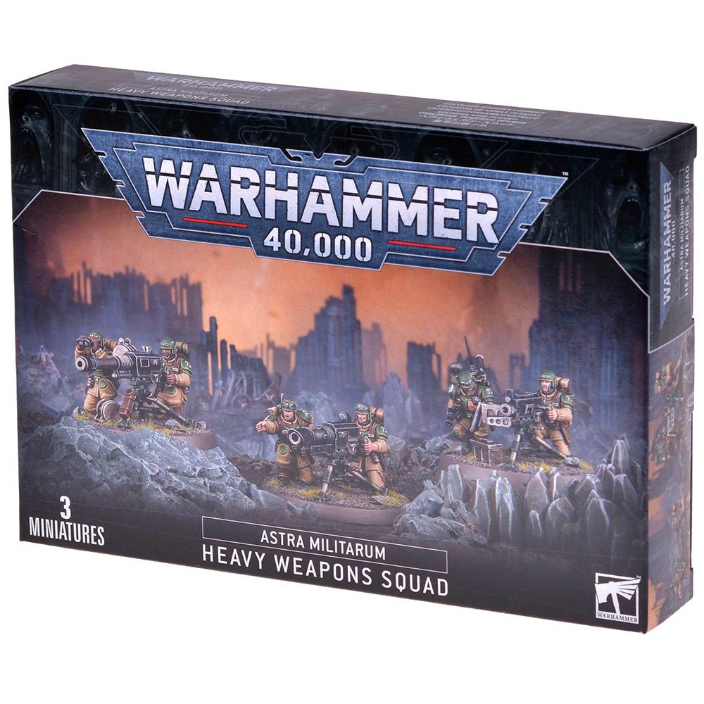Набор миниатюр Warhammer Games Workshop Astra Militarum: Heavy Weapons Squad 47-19 - фото 1