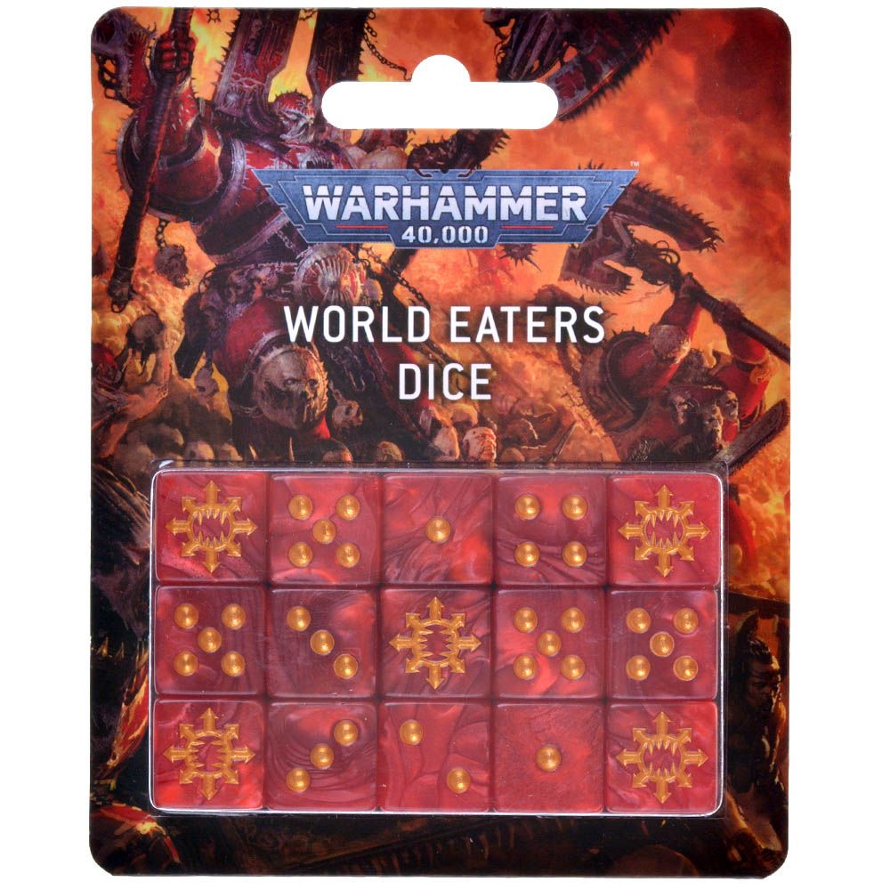 

Набор миниатюр Warhammer Games Workshop, Warhammer 40,000: World Eaters Dice