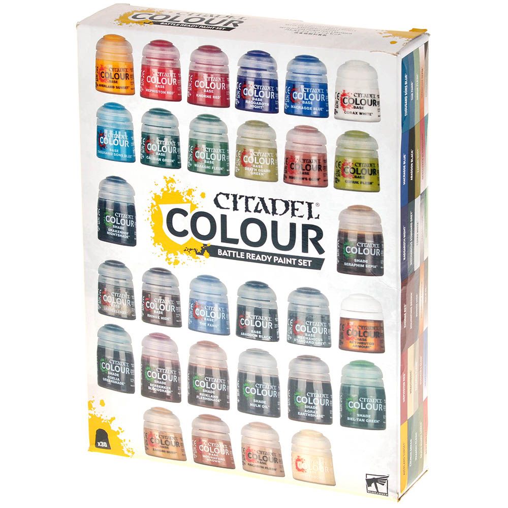 

Набор миниатюр Warhammer Games Workshop, Citadel Colour: Battle Ready Paint Set