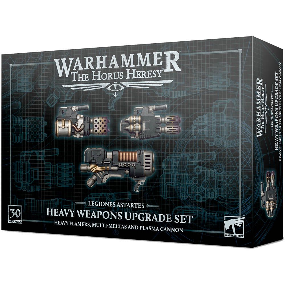 

Набор миниатюр Warhammer Games Workshop, Legiones Astartes: Heavy Weapons Upgrade Set – Heavy Flamers, Multi-meltas and Plasma Cannons