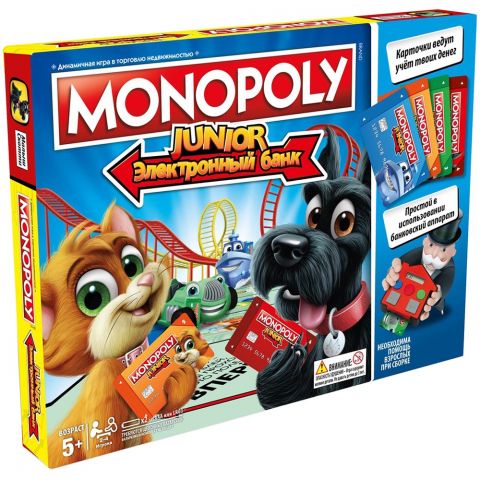 Монополия Junior с картами 