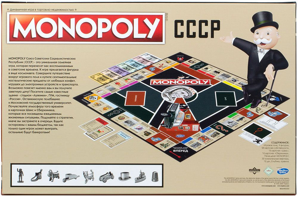 Настольная игра Hasbro Монополия СССР 042154 - фото 3