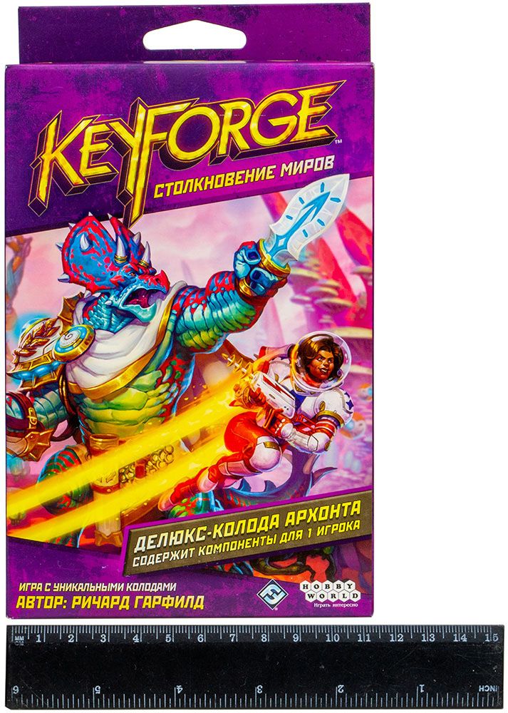 Hobby World KeyForge: Столкновение миров. Делюкс-колода архонта 915132 - фото 2