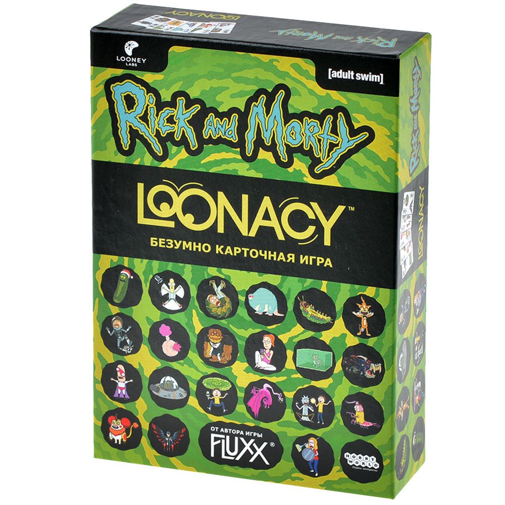 Настольная игра Hobby World Loonacy: Рик и Морти 915640 - фото 1