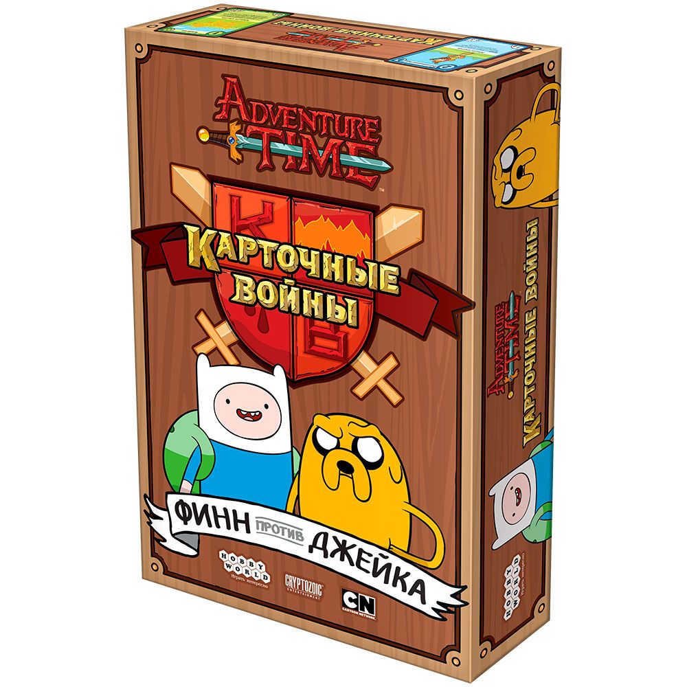 

Настольная игра Hobby World, Время приключений. Карточные войны: Финн против Джейка