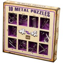 Набор головоломок 10 Metal Puzzles, фиолетовый