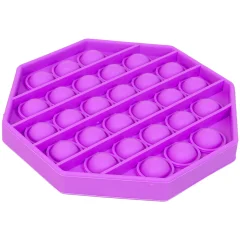 Игрушка-антистресс Pop It Восьмиугольник (фиолетовая)