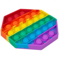 Игрушка-антистресс Pop It Восьмиугольник (разноцветная)