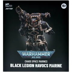 Фигурка JoyToy. Warhammer 40,000: Chaos Space Marines Black Legion Havocs Marine 02