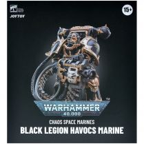 Фигурка JoyToy. Warhammer 40,000: Chaos Space Marines Black Legion Havocs Marine 04