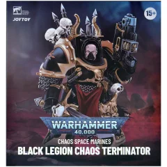 Фигурка JoyToy. Warhammer 40,000. Chaos Space Marines. Black Legion Chaos Terminator Brother Gnarl