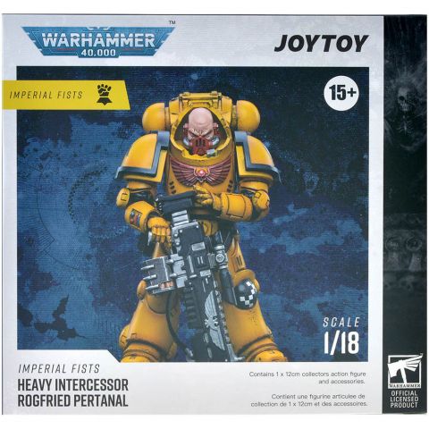 Фигурка JoyToy. Warhammer 40,000: Imperial Fists Heavy Intercessor Rogfried Pertanal