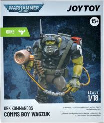 Фигурка JoyToy. Warhammer 40,000: Ork Kommandos Comms Boy Wagzuk