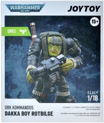 Фигурка JoyToy. Warhammer 40,000: Ork Kommandos Dakka Boy Rotbilge