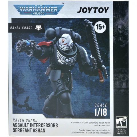 Фигурка JoyToy. Warhammer 40,000: Raven Guard Assault Intercessors Sergeant Ashan