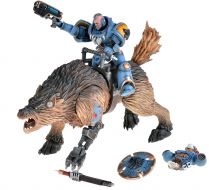 Фигурка JoyToy. Warhammer 40,000: Space Wolves Thunderwolf Cavalry Bjane