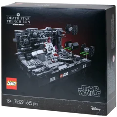 Конструктор LEGO Star Wars: Диорама "Пролёт над Звездой Смерти" 75329