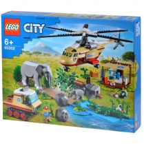Конструктор LEGO City: Операция по спасению зверей 60302