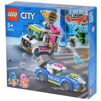 Конструктор LEGO CIty: Погоня полиции за грузовиком с мороженым 60314