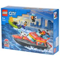 Конструктор LEGO City: Пожарная спасательная лодка 60373