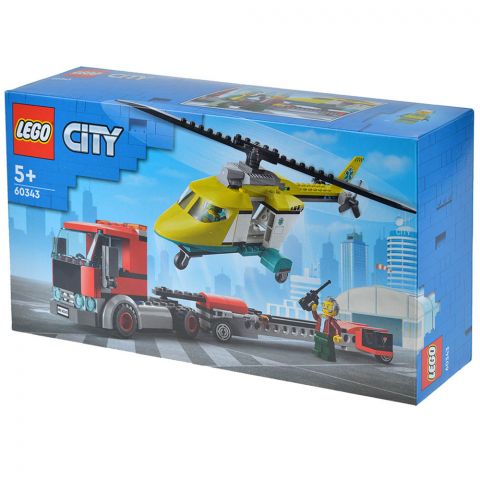 Конструктор LEGO City: Грузовик для спасательного вертолёта 60343