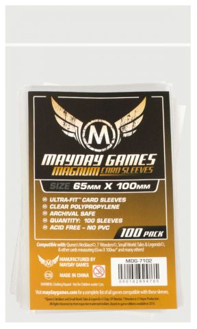 Протекторы Mayday (100 шт., 65x100 мм): стандарт прозрачные