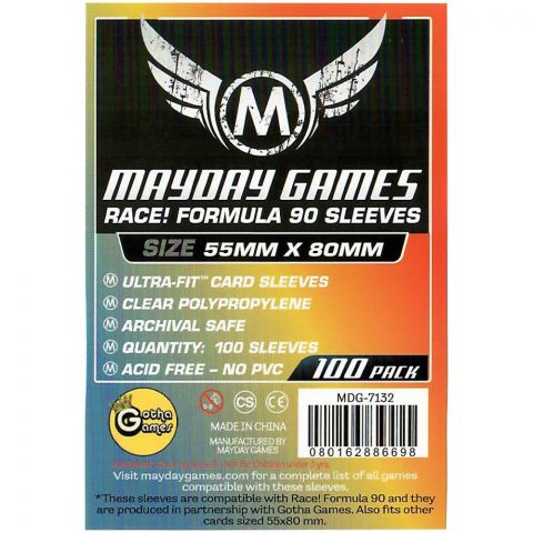 Протекторы Mayday (100 шт., 55x80 мм): прозрачные