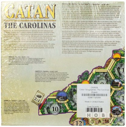 Вопросы про Catan Geographies: The Carolinas (6 pack)