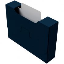Картотека UniqCardFile Standart (синяя, 20 мм, 30+ карт)