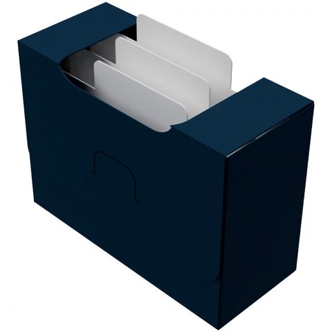 Картотека UniqCardFile Standart (синяя, 40 мм, 60+ карт) (2021)