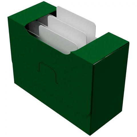 Картотека UniqCardFile Standart (зелёная, 40 мм, 60+ карт) (2021)