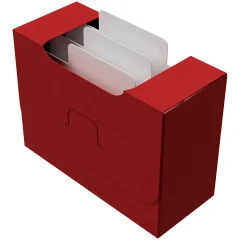 Картотека UniqCardFile Standart (красная, 40 мм, 60+ карт) (2021)