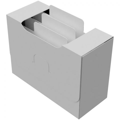 Картотека UniqCardFile Standart (белая, 40 мм, 60+ карт)