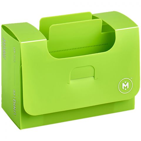 Картотека UniqCardFile Standart (салатовая, 40 мм, 60+ карт)