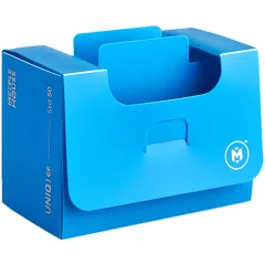 Картотека UniqCardFile Standart (голубая, 50 мм, 100+ карт)