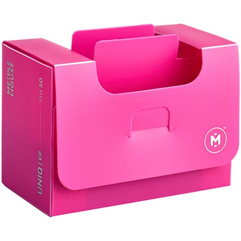 Картотека UniqCardFile Standart (розовая, 50 мм, 100+ карт)
