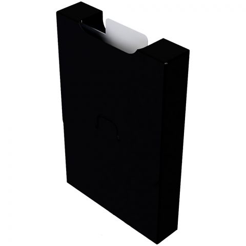 Картотека UniqCardFile Taro (чёрная, 20 мм, 30+ карт)