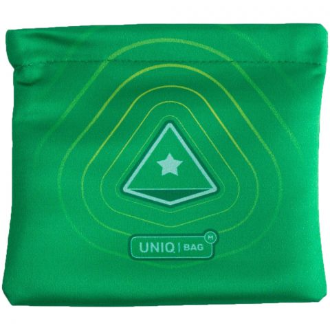Мешочек Uniqbag 15 MagneticWave (150х150 мм, зелёный)