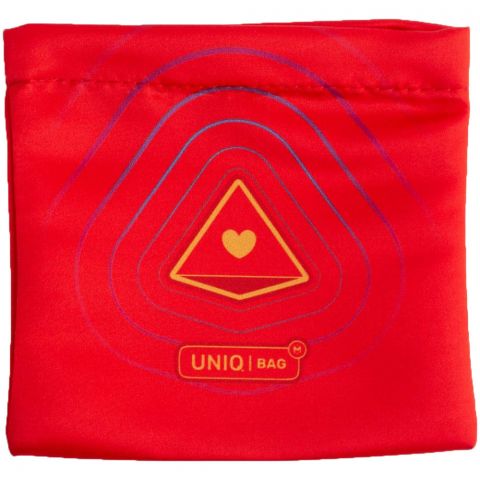 Мешочек Uniqbag 15 MagneticWave (150х150 мм, красный)