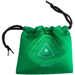 Мешочек Uniqbag 15 StringWave (150х150 мм, зелёный)