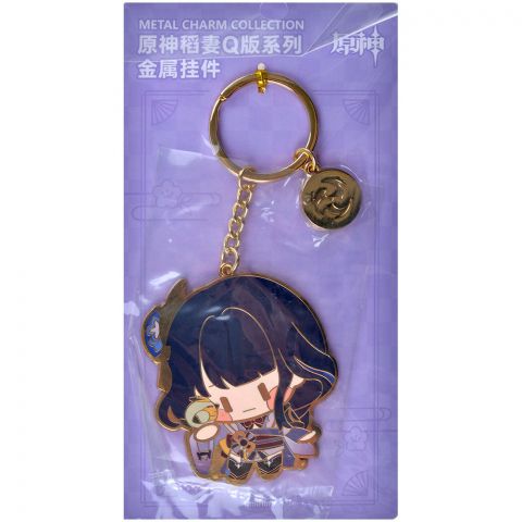 Брелок металический Genshin Impact Chibi: Сёгун Райдэн
