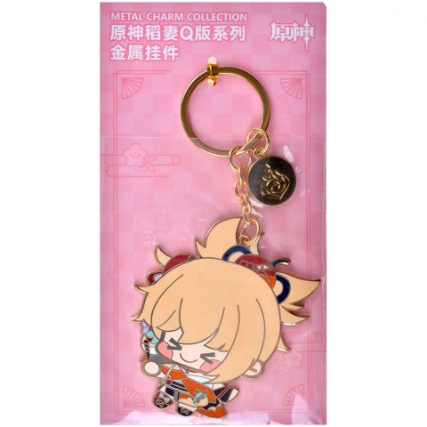 Брелок металлический Genshin Impact Chibi: Ёимия