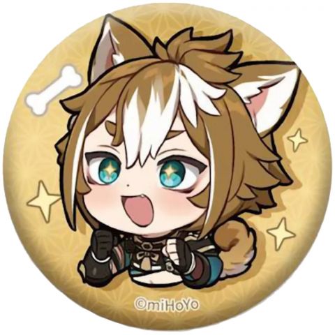 Значок Genshin Impact Chibi: Горо