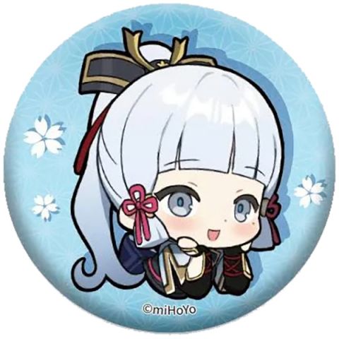 Значок Genshin Impact Chibi: Камисато Аяка