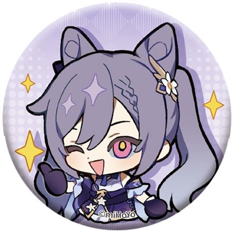 Значок Genshin Impact Chibi: Кэ Цин