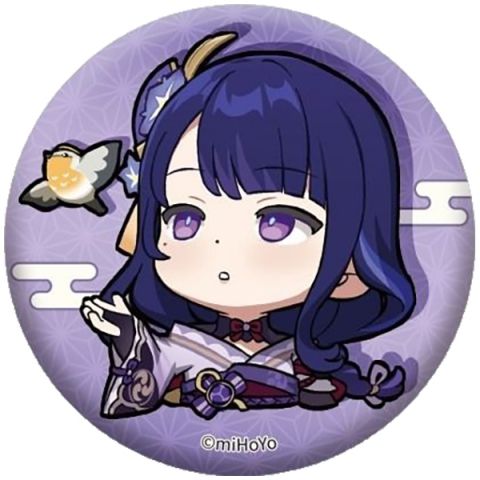 Значок Genshin Impact Chibi: Сёгун Райдэн