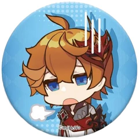 Значок Genshin Impact Chibi: Тарталья